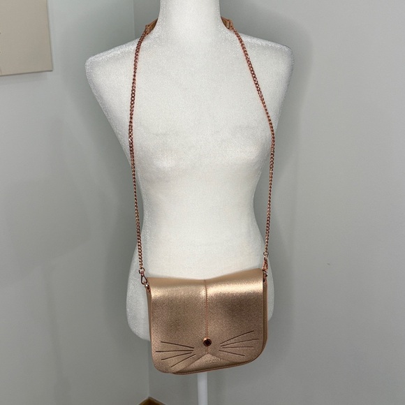 Ted Baker Rose Gold Animal Print Bag - Picture 1 of 7